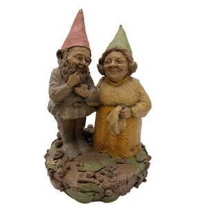 Tom Clark Gnomes Jay and‎ Martha Figurine 1983 Cairn Studio Vintage Collectible